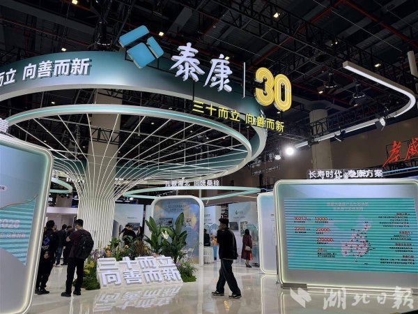 聚焦第八届健博会丨从空心村到“湖北小瑞士”！大健康博览会泰康展区亮出京山农场乡村